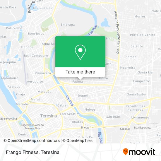 Frango Fitness map