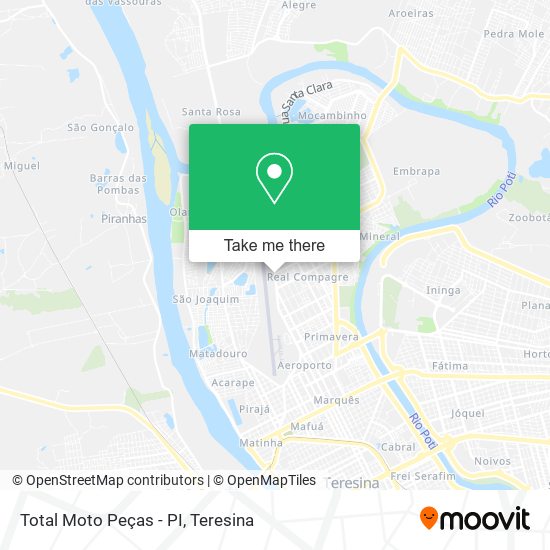 Total Moto Peças - PI map