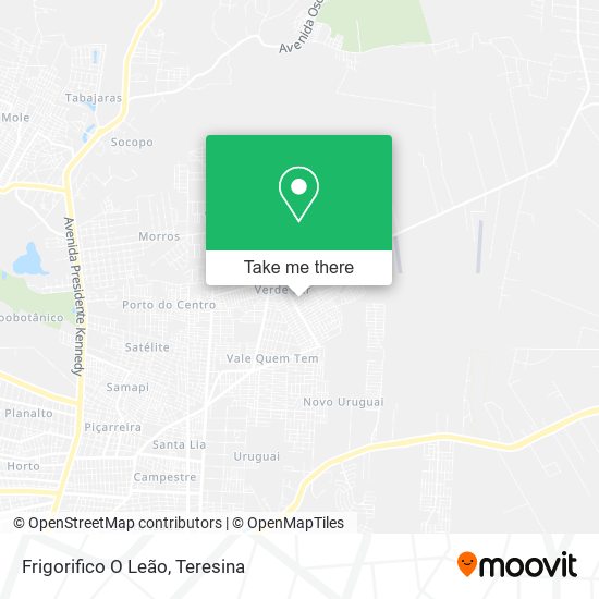 Frigorifico O Leão map