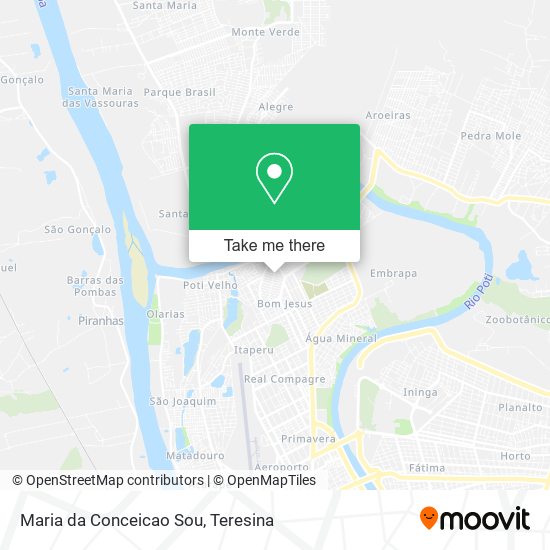 Maria da Conceicao Sou map