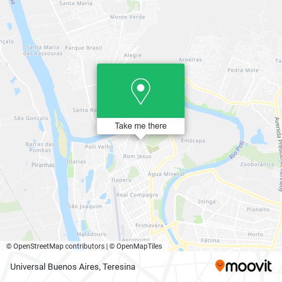 Universal Buenos Aires map