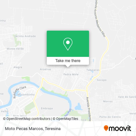 Moto Pecas Marcos map