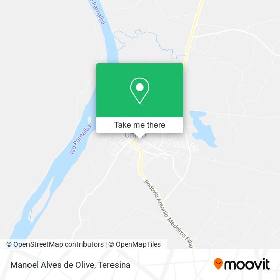 Manoel Alves de Olive map