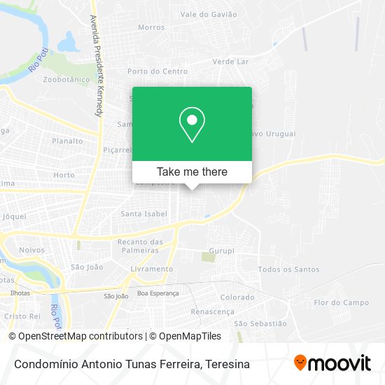 Condomínio  Antonio Tunas Ferreira map