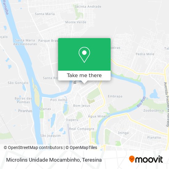 Microlins Unidade Mocambinho map