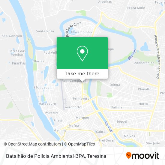 Batalhão de Polícia Ambiental-BPA map