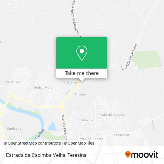 Estrada da Cacimba Velha map