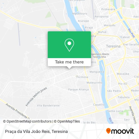 Praça da Vila João Reis map