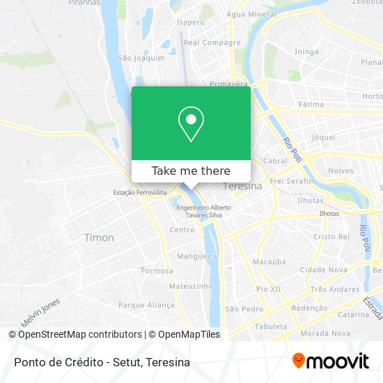 Ponto de Crédito - Setut map