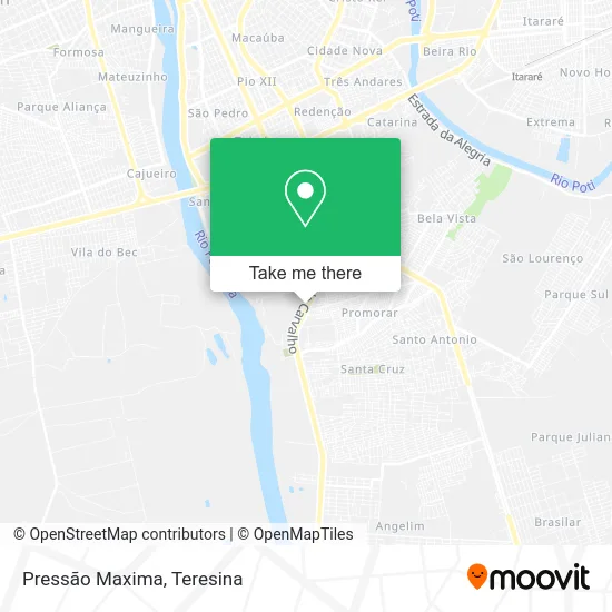 Pressão Maxima map