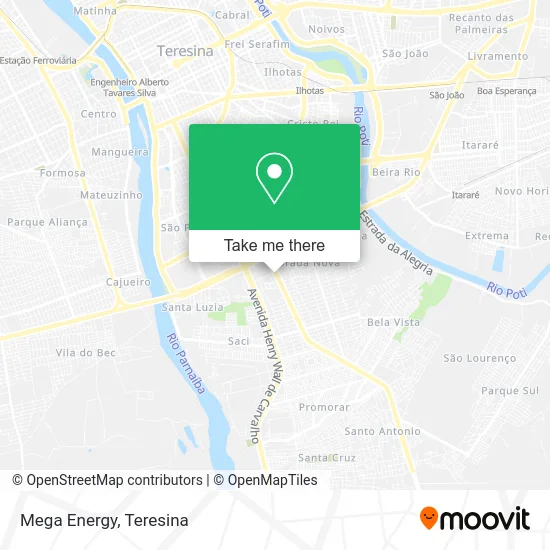 Mega Energy map