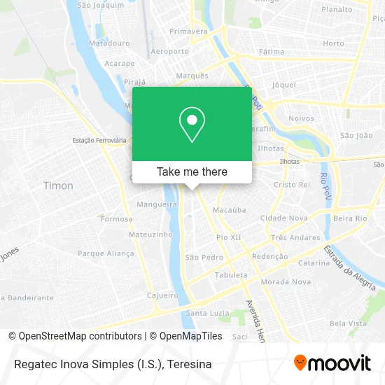 Regatec Inova Simples (I.S.) map