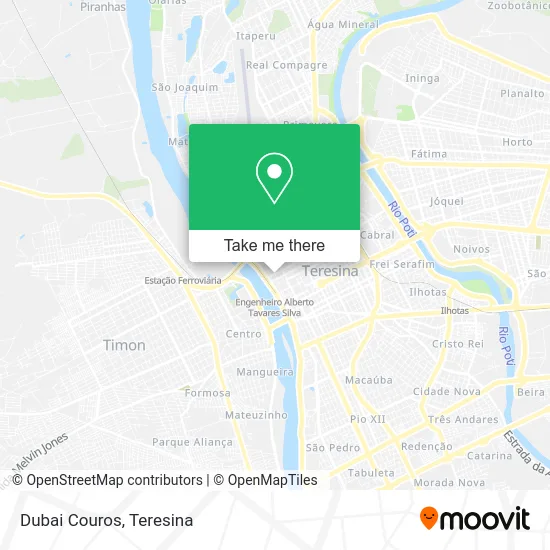Dubai Couros map