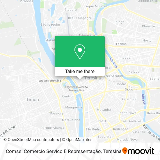 Comsel Comercio Servico E Representação map