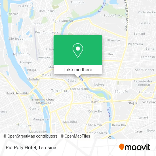 Rio Poty Hotel map