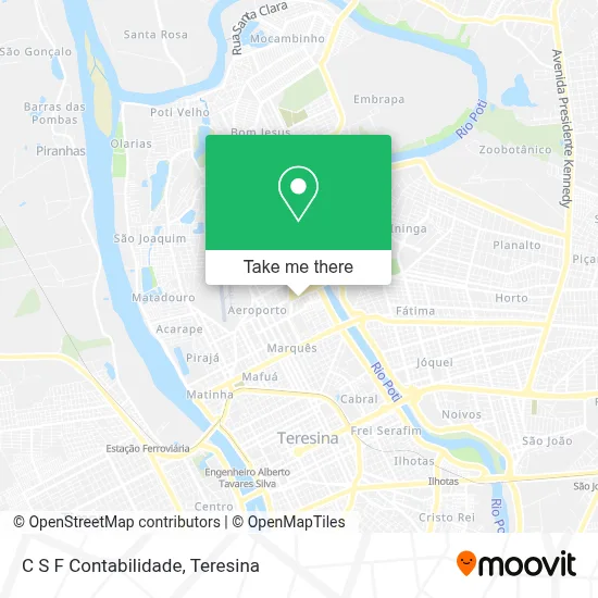 C S F Contabilidade map