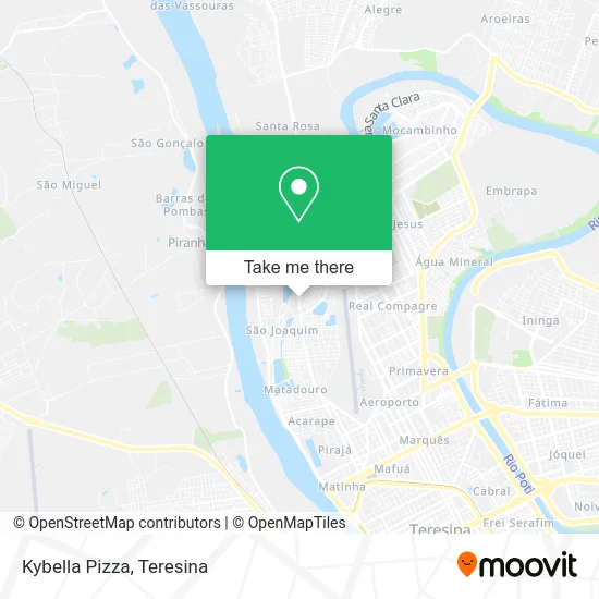 Kybella Pizza map