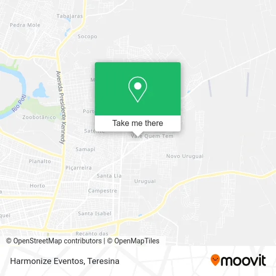 Harmonize Eventos map