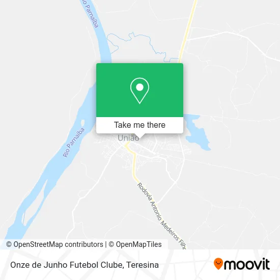 Onze de Junho Futebol Clube map