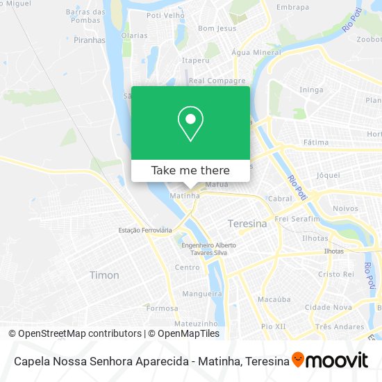 Capela Nossa Senhora Aparecida - Matinha map