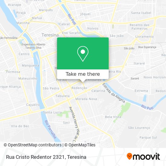 Rua Cristo Redentor 2321 map