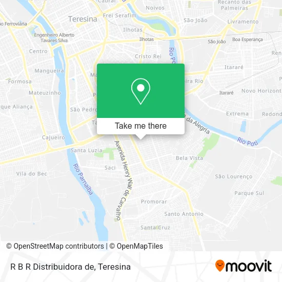 R B R Distribuidora de map