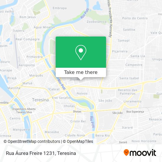 Rua Áurea Freire 1231 map