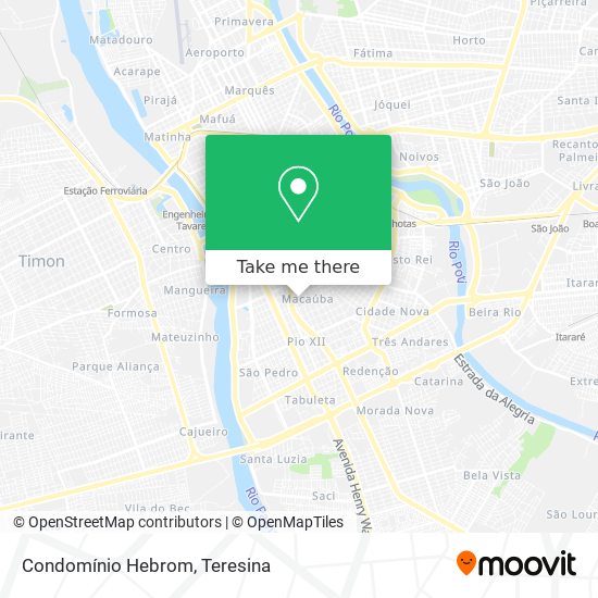Condomínio Hebrom map