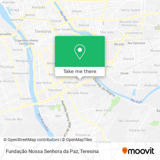 Fundação Nossa Senhora da Paz map