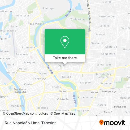Rua Napoleão Lima map