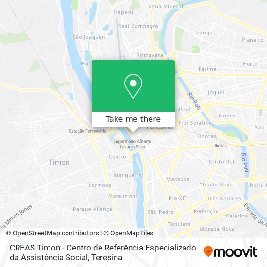 CREAS Timon - Centro de Referência Especializado da Assistência Social map