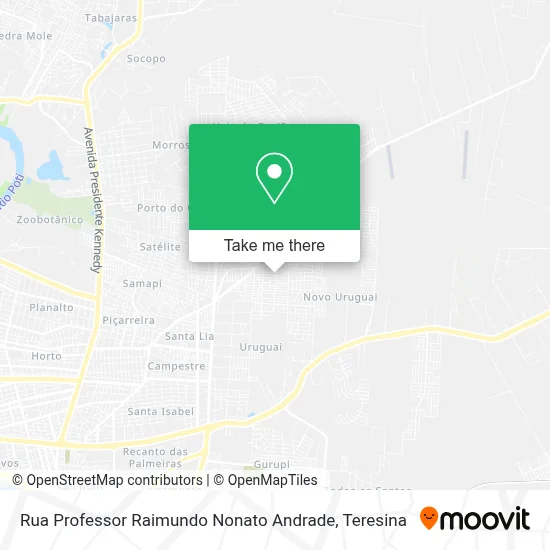 Rua Professor Raimundo Nonato Andrade map