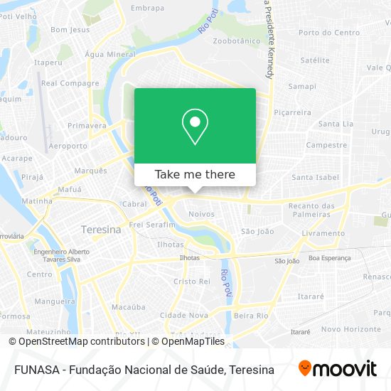 FUNASA - Fundação Nacional de Saúde map