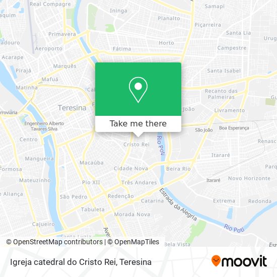 Igreja catedral do Cristo Rei map