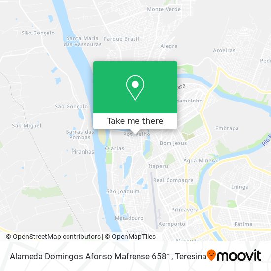 Alameda Domingos Afonso Mafrense 6581 map