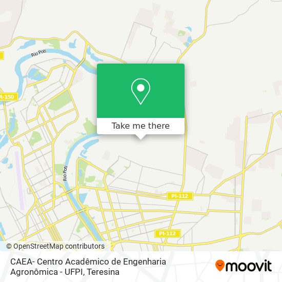 Mapa CAEA- Centro Acadêmico de Engenharia Agronômica - UFPI