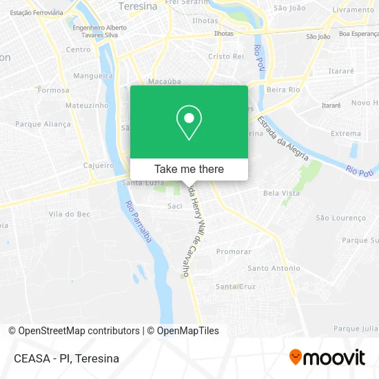 CEASA - PI map