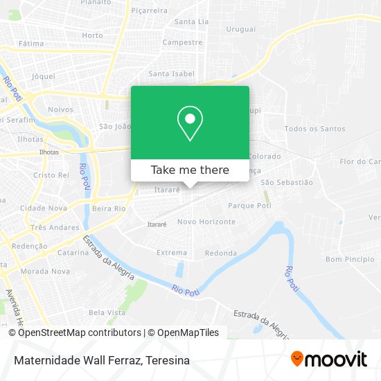 Maternidade Wall Ferraz map
