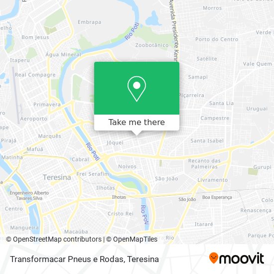 Transformacar Pneus e Rodas map