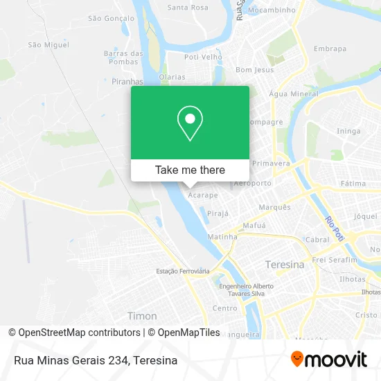 Rua Minas Gerais 234 map