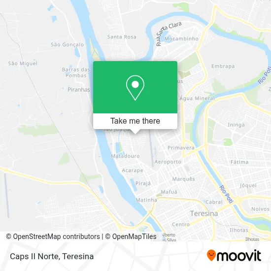 Caps II Norte map