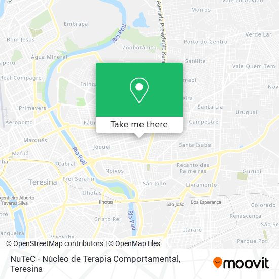 NuTeC - Núcleo de Terapia Comportamental map