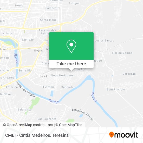 CMEI - Cíntia Medeiros map