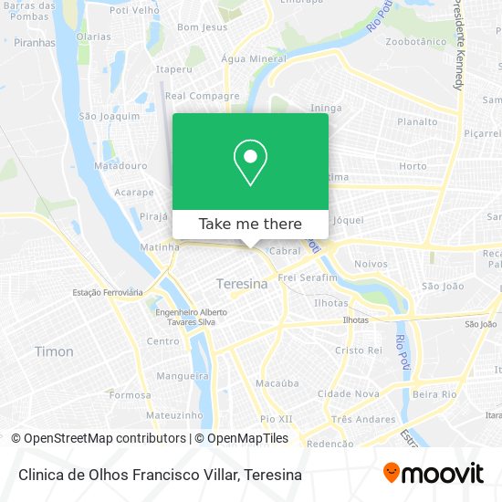 Clinica de Olhos Francisco Villar map