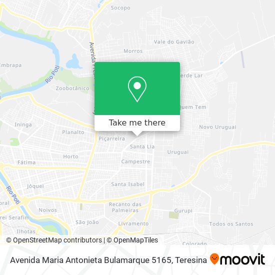 Avenida Maria Antonieta Bulamarque 5165 map