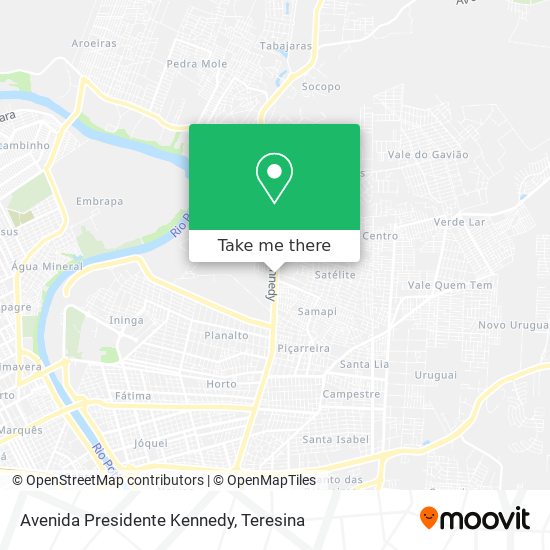 Avenida Presidente Kennedy map