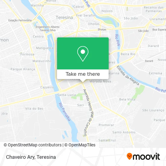 Chaveiro Ary map