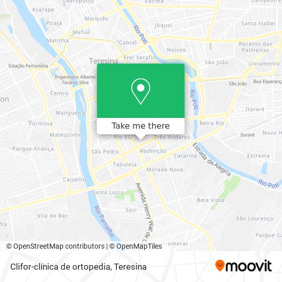 Clifor-clínica de ortopedia map