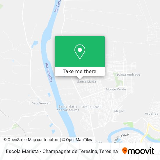 Escola Marista - Champagnat de Teresina map