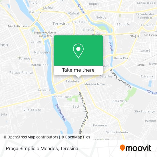 Praça Simplicio Mendes map